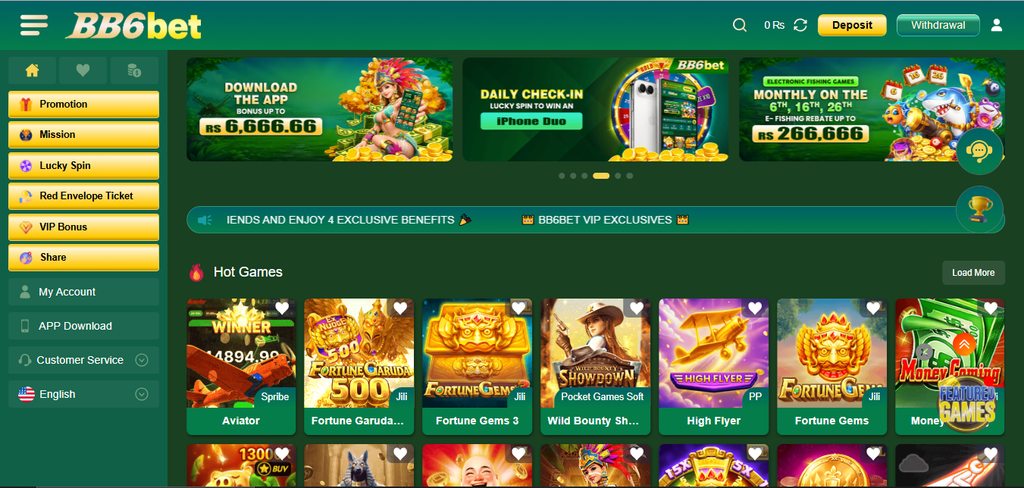 BB6bet game image