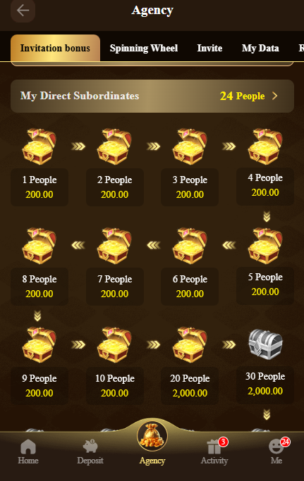 jjrs game referral reward screen 